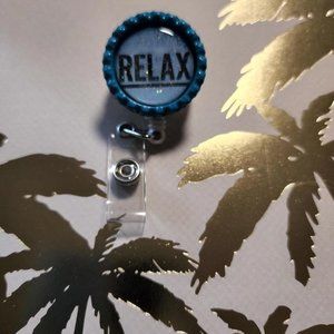 Relax Badge Clip - Alligator Clip - ID - Retractable
